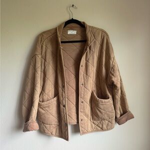Z Supply Tan Quilted Jacket